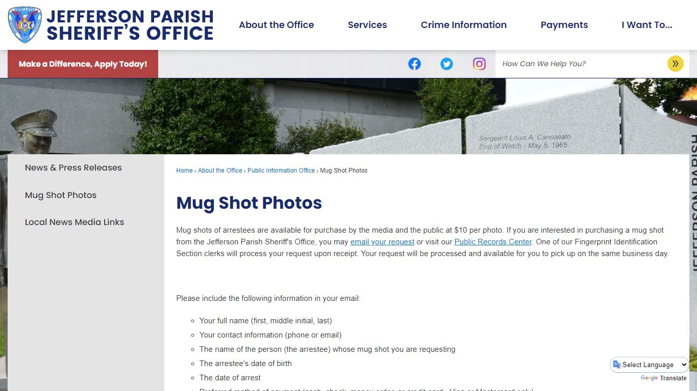 Mug Shot Photos | Jefferson Parish Sheriff, LA - Official Website - JPSO